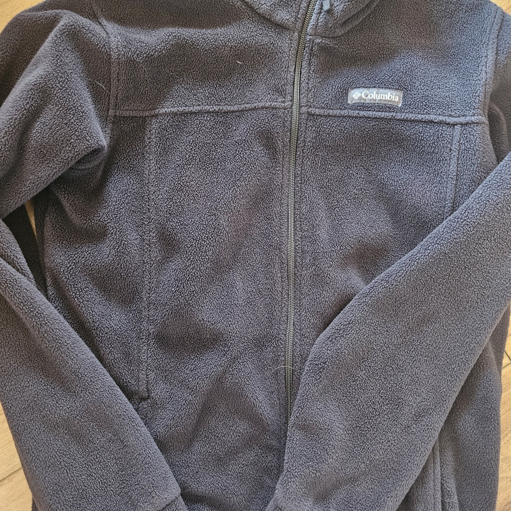 Mens Columbia Fleece Jacket - Dark Gray